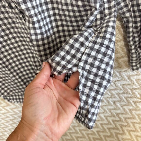 J.Crew Classic Fit Boy Shirt in Mini Buffalo Check H2132 - Picture 6 of 9
